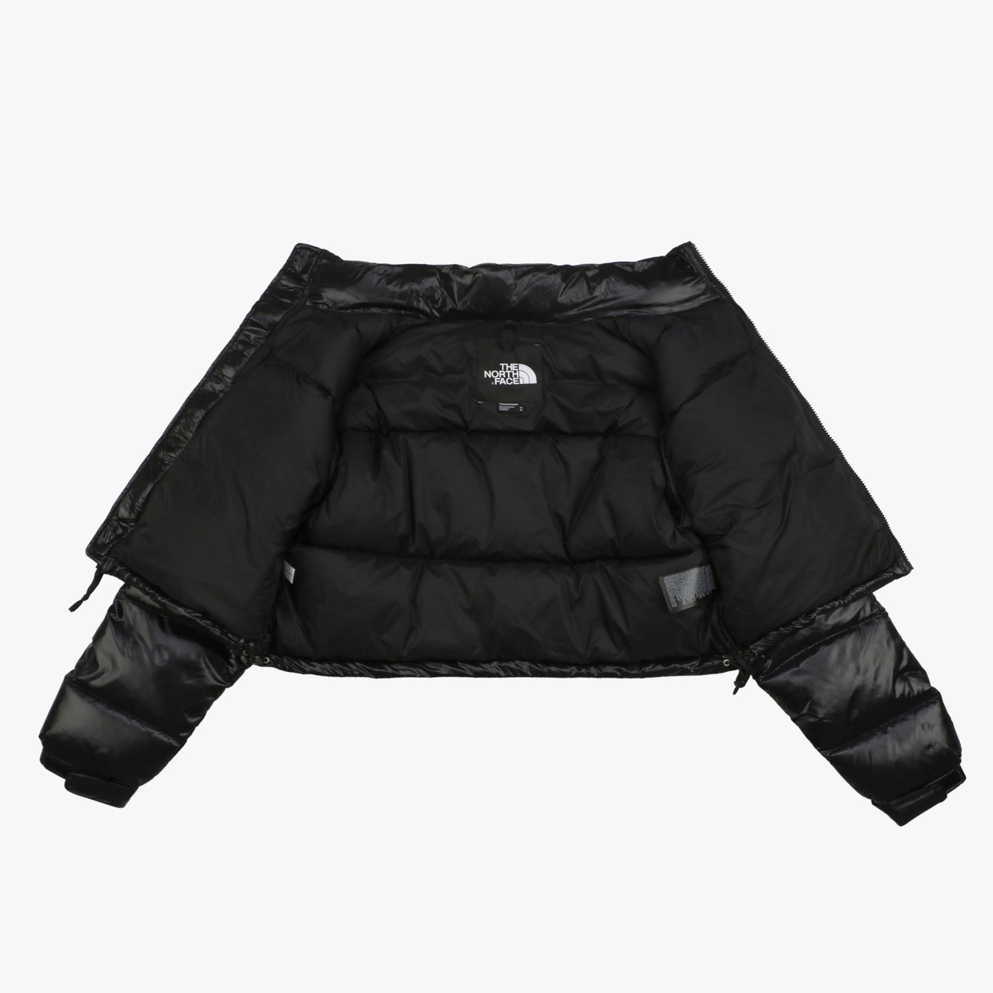 Jaqueta Cropped TNF Nuptse “Black”