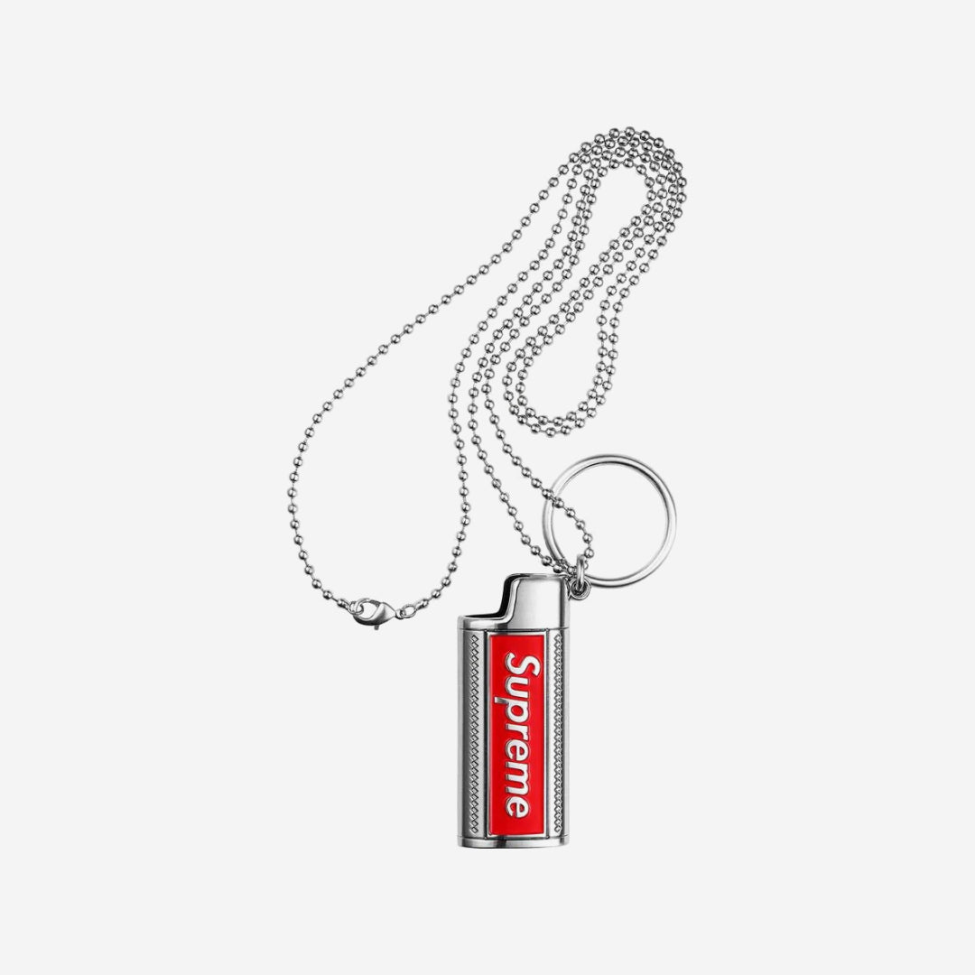 Supreme Metal Lighter Holster Silver