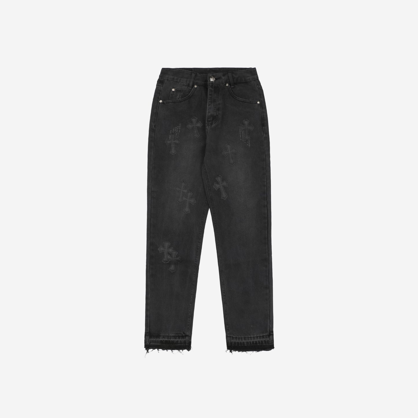 Calça Chrome Hearts Cross Patch Levi's Jeans Black - Urbanize Streetwear