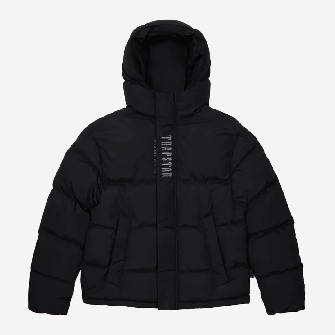 Jaqueta Trapstar Decoded Hooded Puffer 2.0 "Black" - Urbanize Streetwear