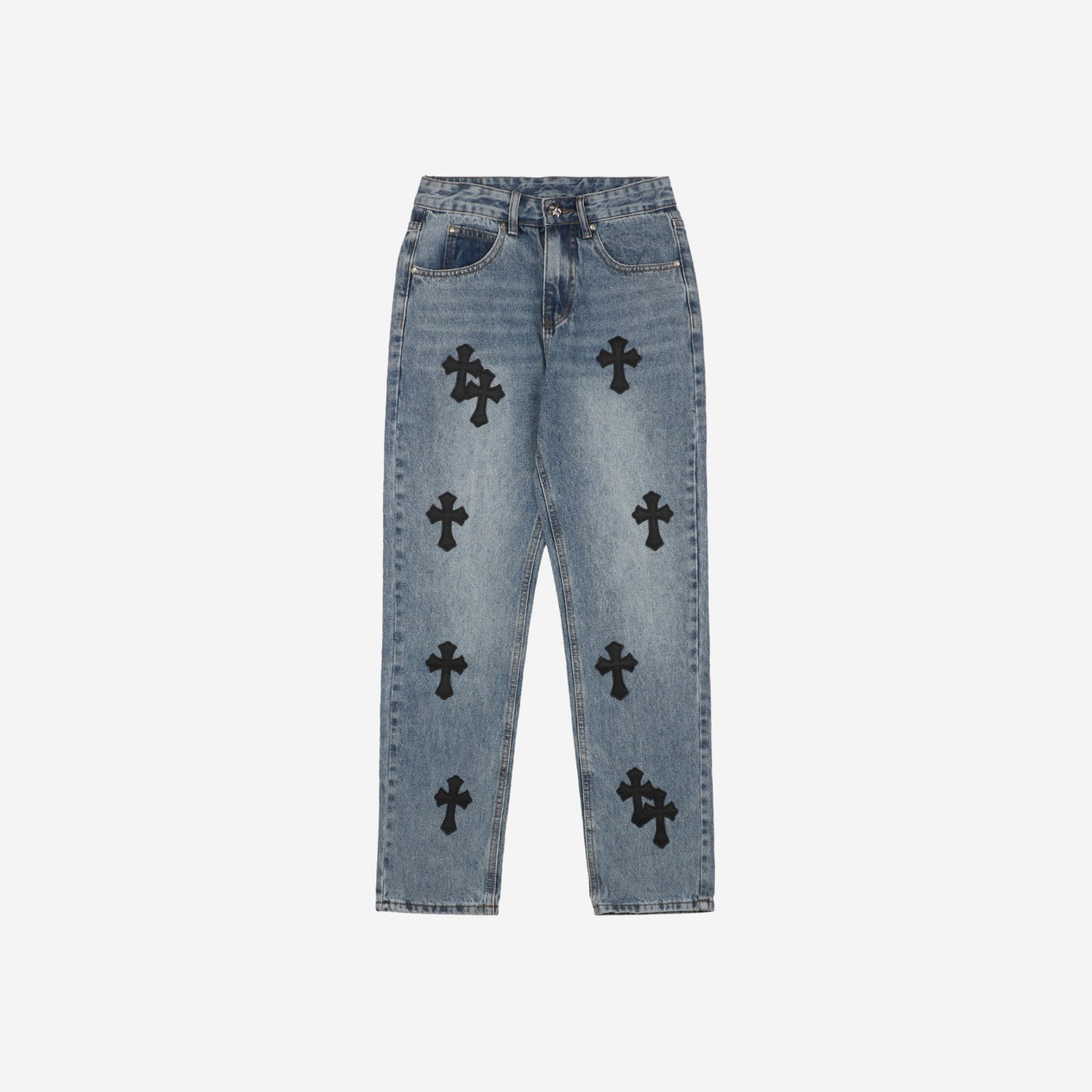 Calça Chrome Hearts Cross Patch Levi's Jeans Blue - Urbanize Streetwear