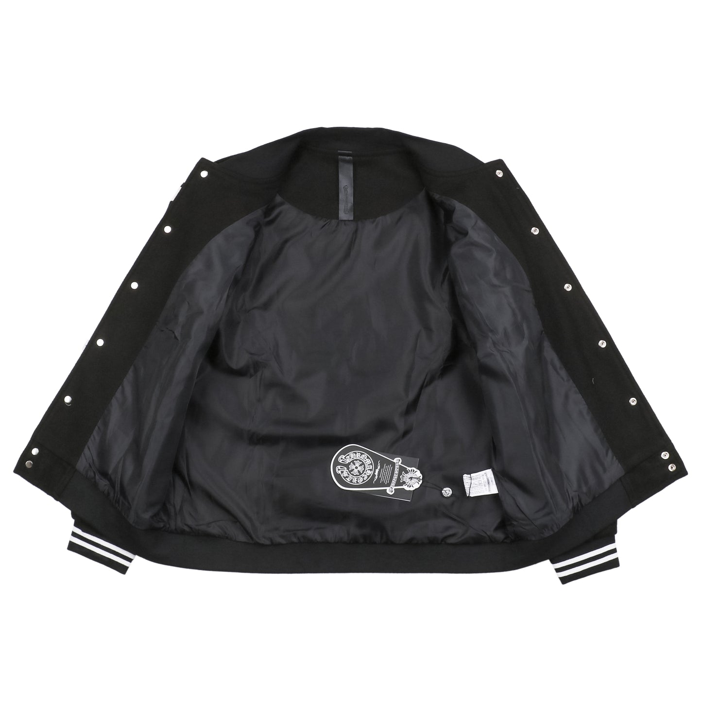 Chrome Hearts Varsity Jacket Black - Urbanize Streetwear