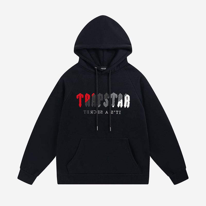 Conjunto Trapstar Chenille Decoded Tracksuit “Black Red” - Urbanize Streetwear