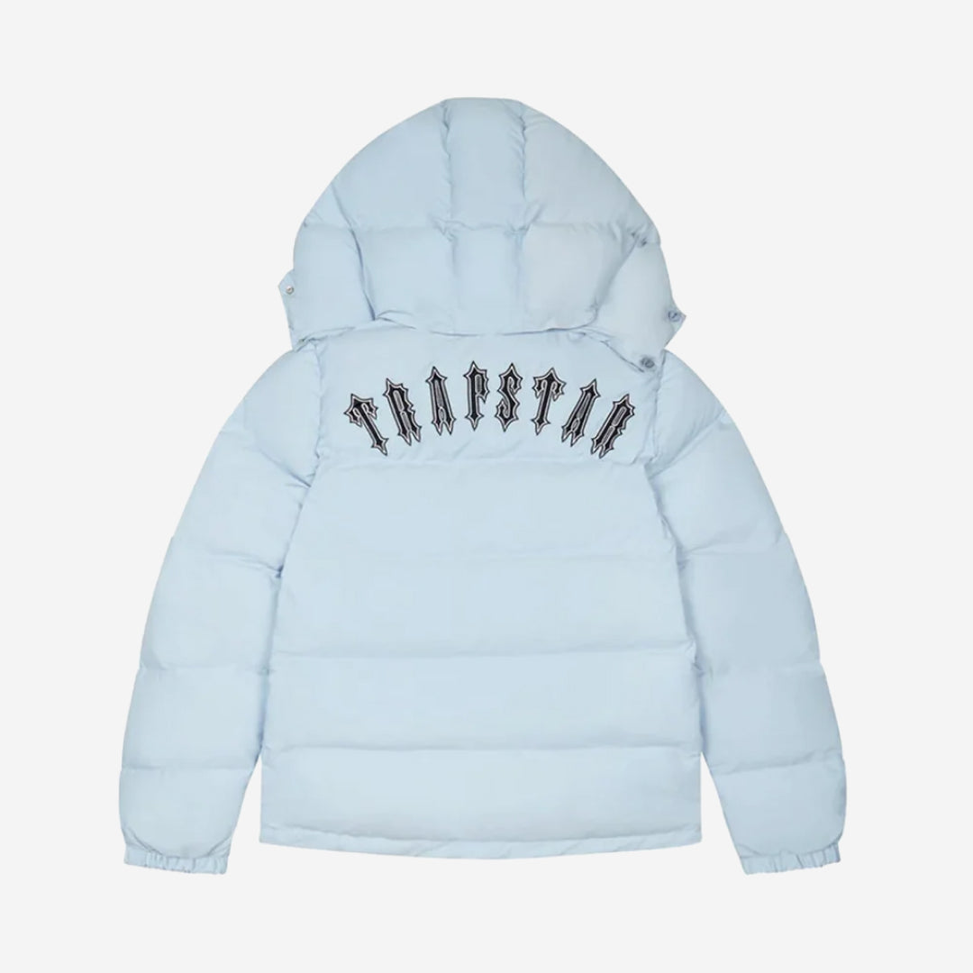 Jaqueta Trapstar Irongate Hooded Puffer "Ice blue" - Urbanize Streetwear