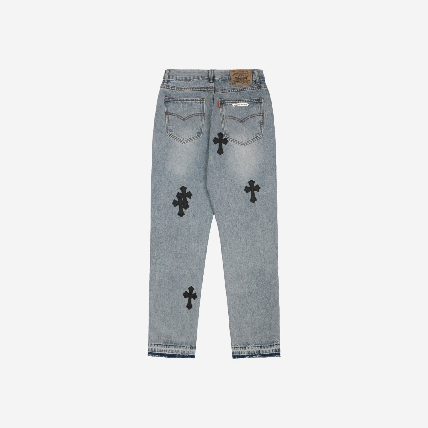 Calça Chrome Hearts Cross Patch Levi's Jeans Denim - Urbanize Streetwear