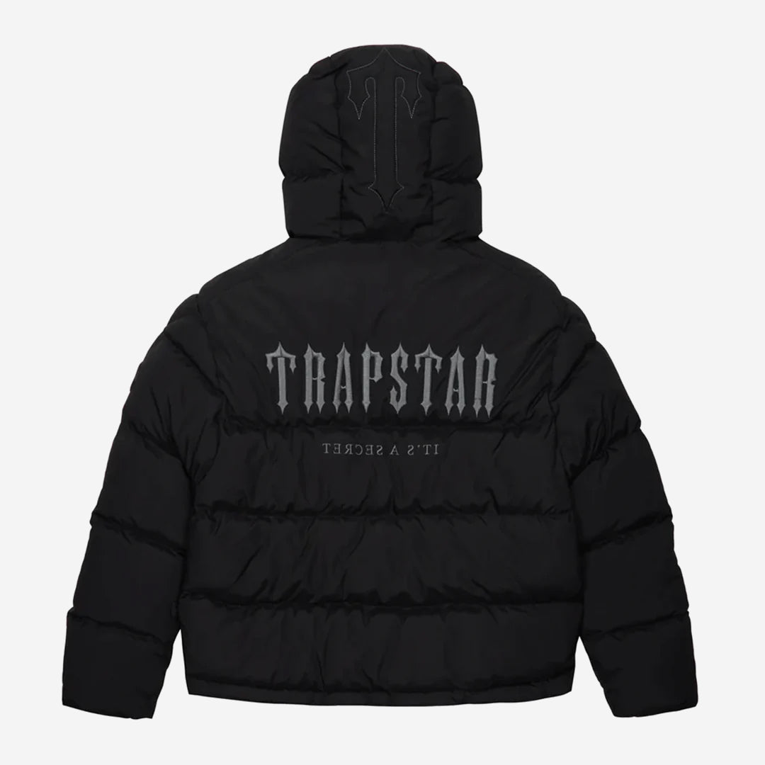 Jaqueta Trapstar Decoded Hooded Puffer 2.0 "Black" - Urbanize Streetwear