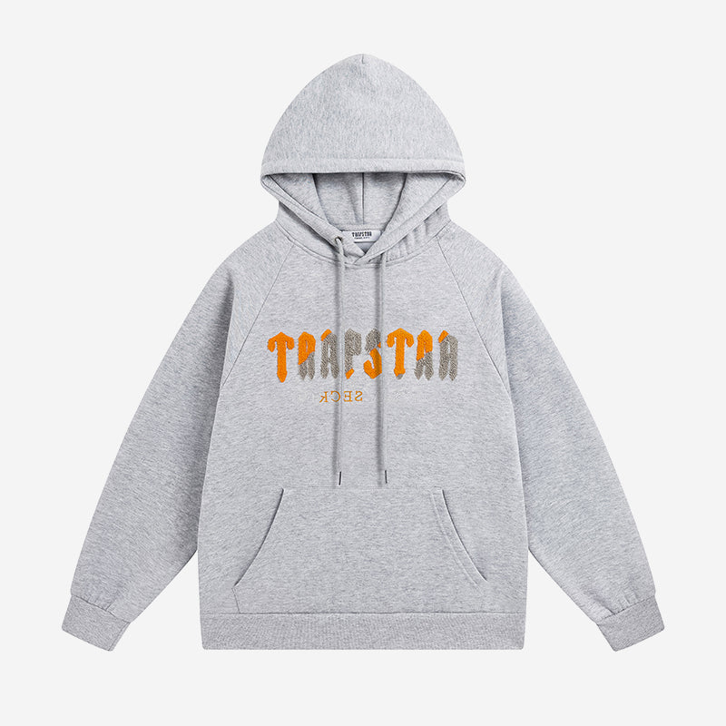 Conjunto Trapstar Chenille Decoded Tracksuit “Grey Orange” - Urbanize Streetwear