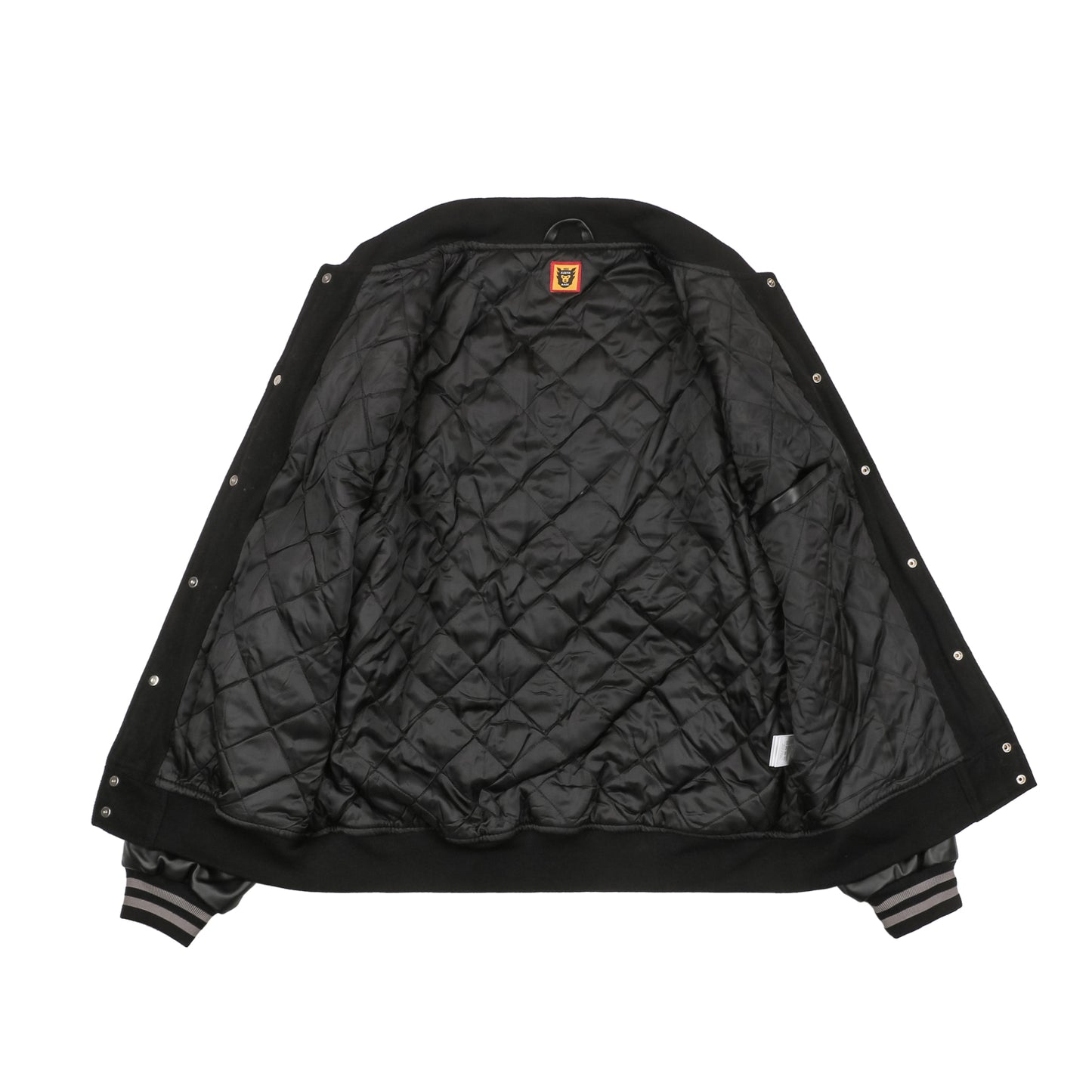 KAWS x Human Made Black Varsity Jacket