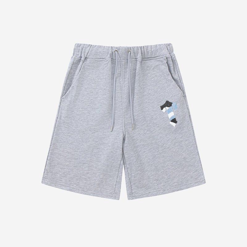 Conjunto Trapstar Irongate T Short Set “Grey/Blue Monochrome” - Urbanize Streetwear