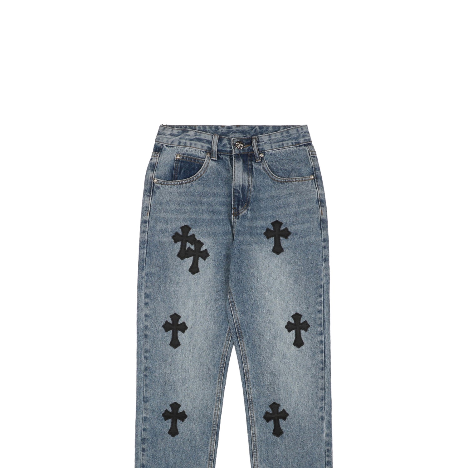 Calça Chrome Hearts Cross Patch Levi's Jeans Blue - Urbanize Streetwear