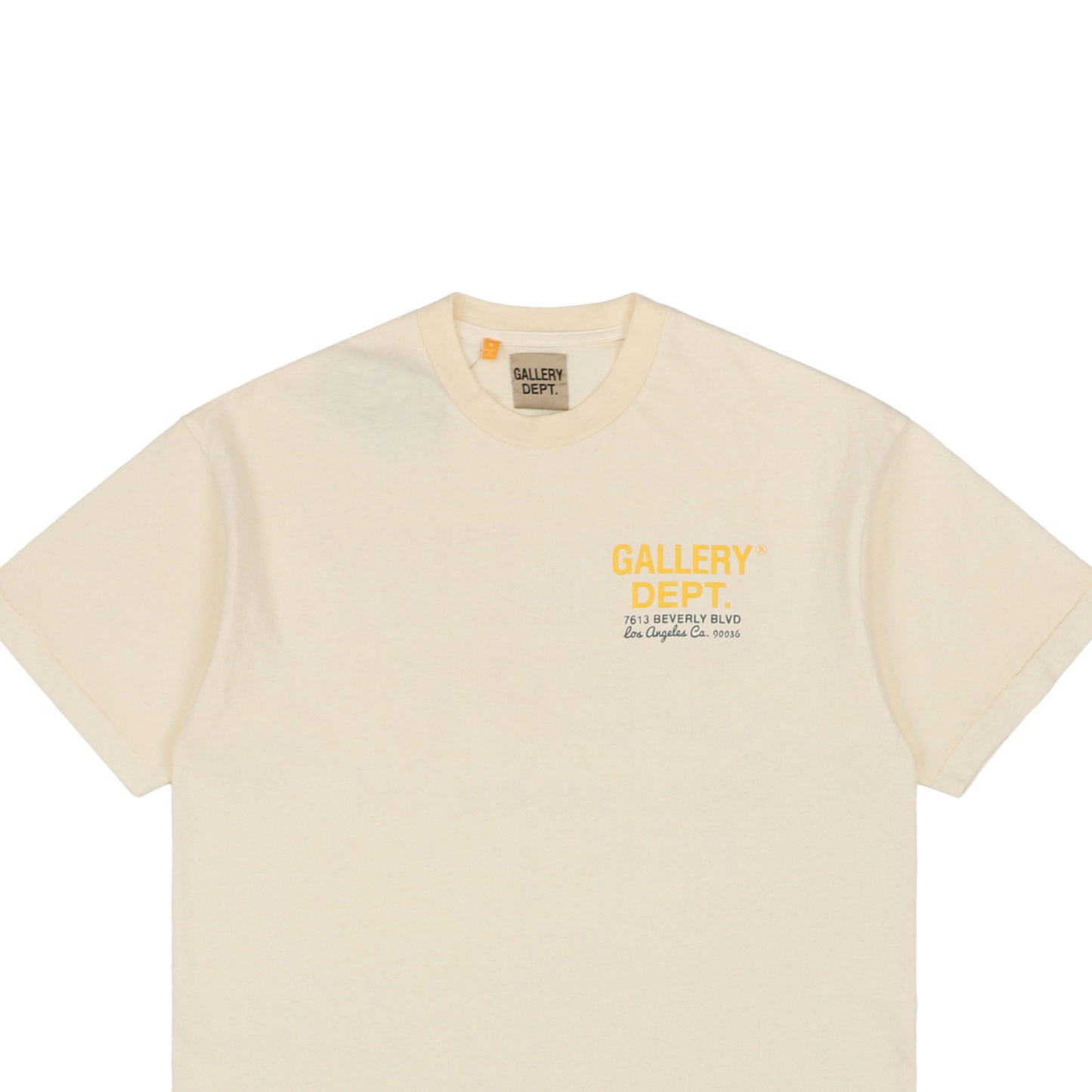 Camiseta Gallery Dept. Drive Thru Boxy Fit Cream - Urbanize Streetwear