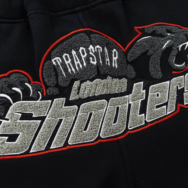 Conjunto Trapstar Shooters Tracksuit “Black Red” - Urbanize Streetwear