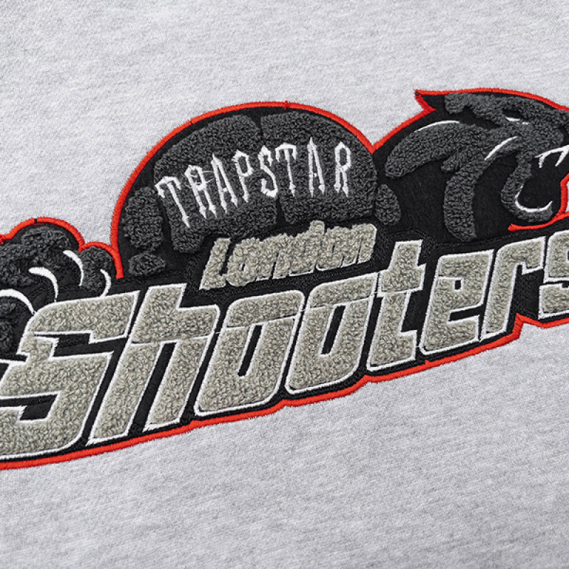 Conjunto Trapstar Shooters Tracksuit “Grey Red” - Urbanize Streetwear