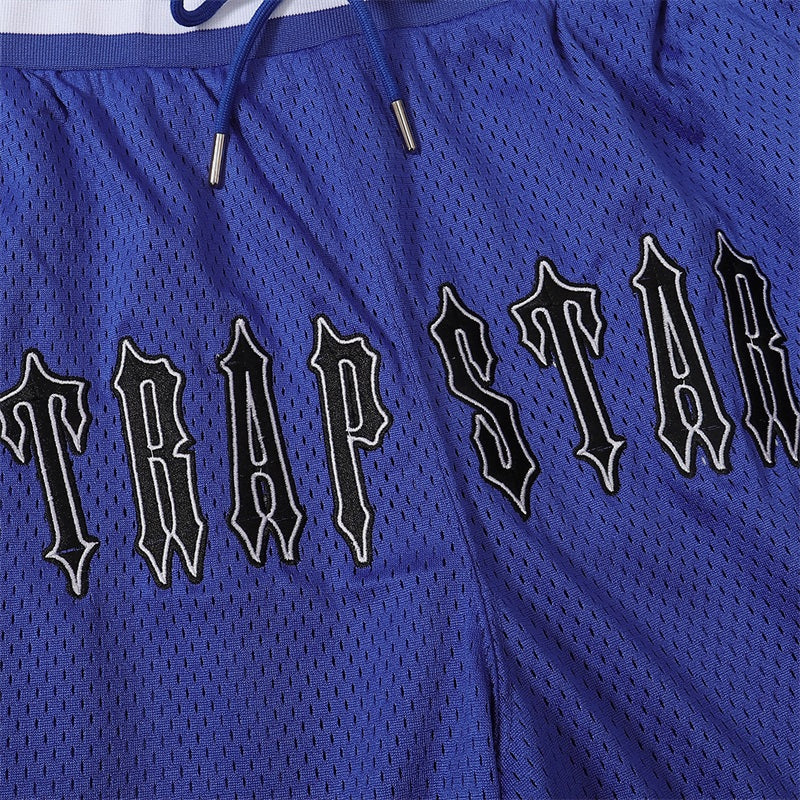 Conjunto Trapstar Irongate Arch Basketball Shorts Set “Blue” - Urbanize Streetwear