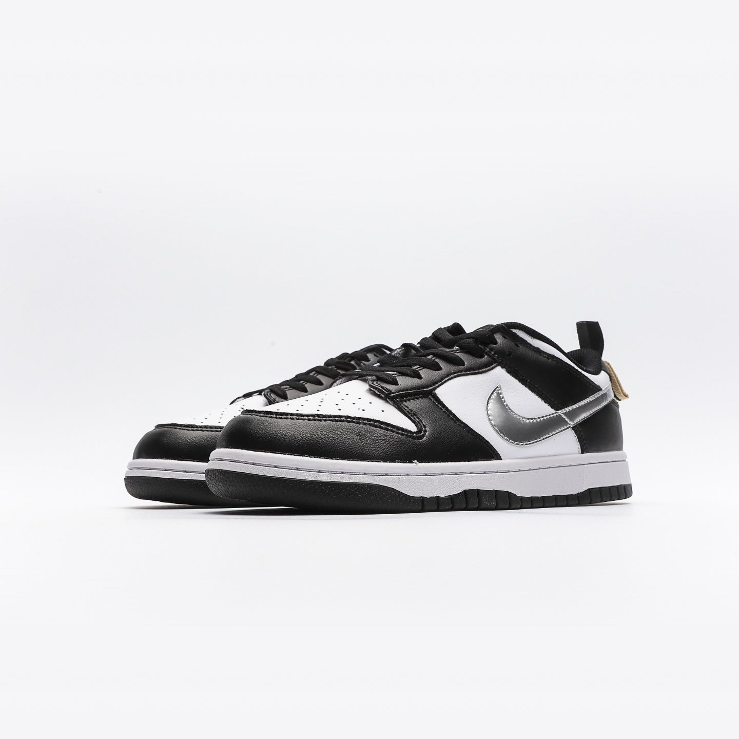 Nike Dunk Low Black White Metallic - Urbanize Streetwear