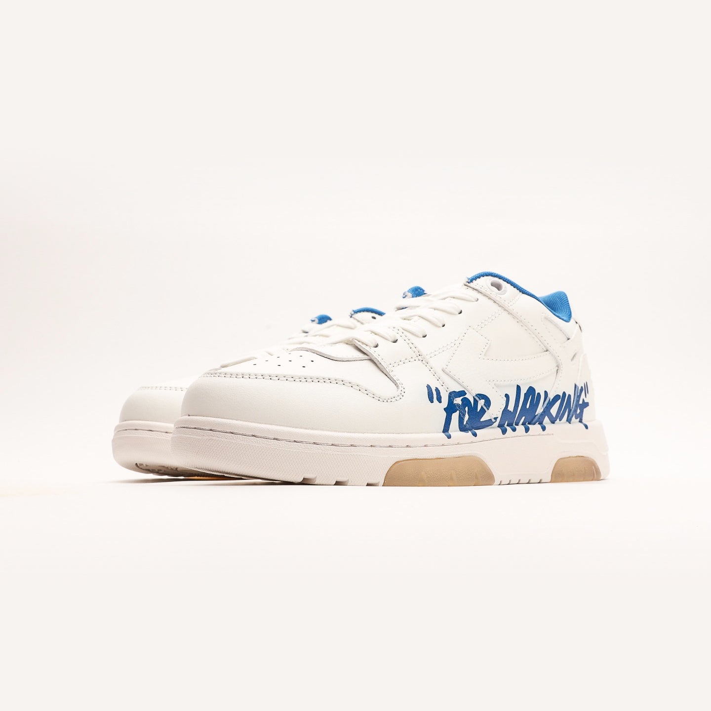 OFF-WHITE "OOO" For Walking White Royal Blue - Urbanize Streetwear