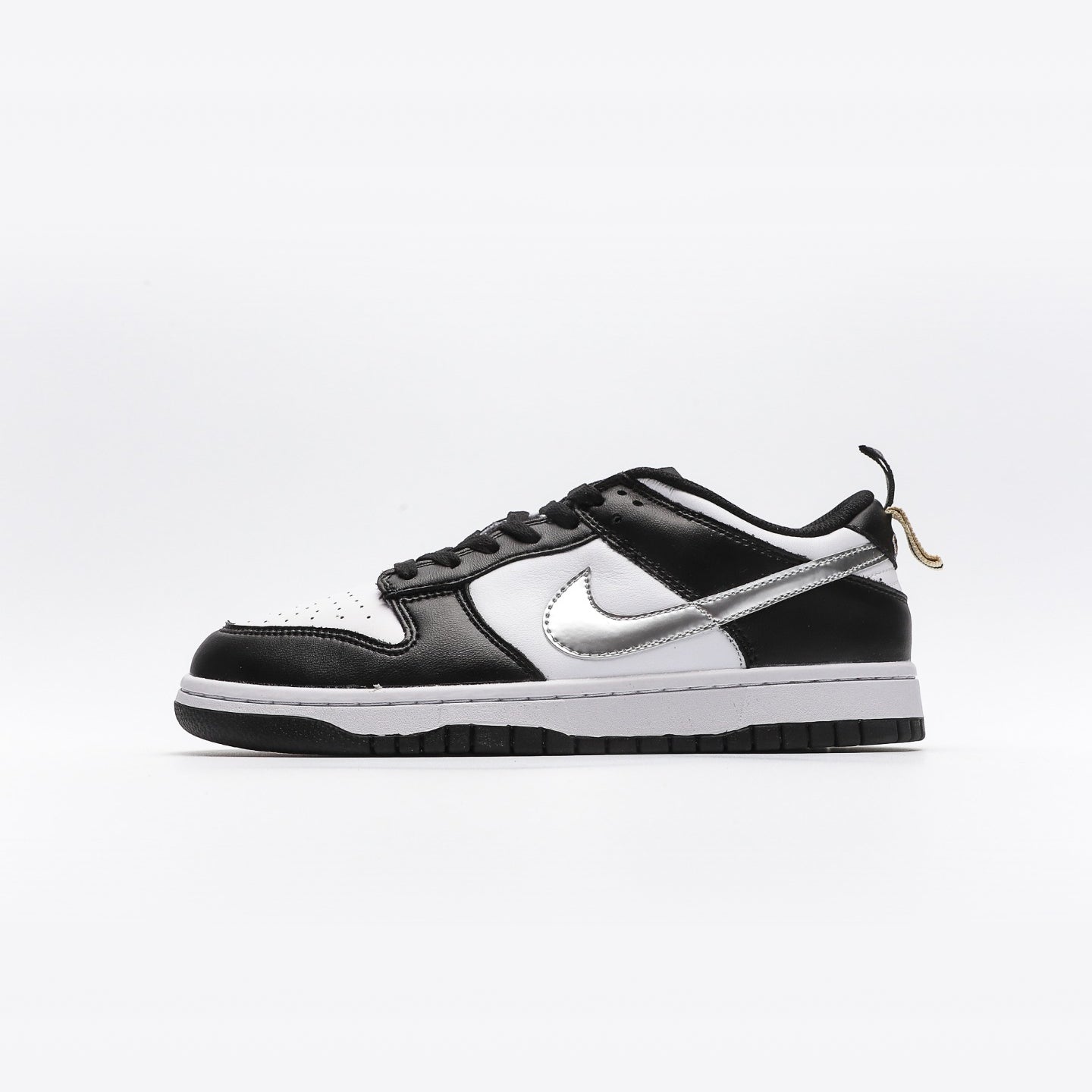 Nike Dunk Low Black White Metallic - Urbanize Streetwear