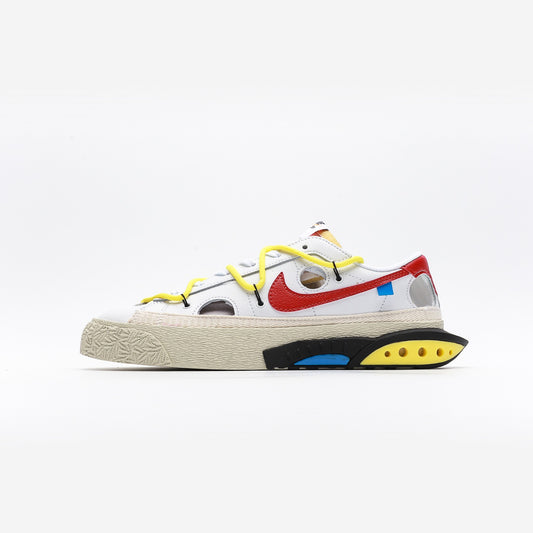 Nike Blazer Low x Off-White University Red - Urbanize Streetwear