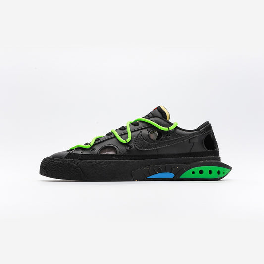 Nike Blazer Low x Off-White Black Electro Green - Urbanize Streetwear