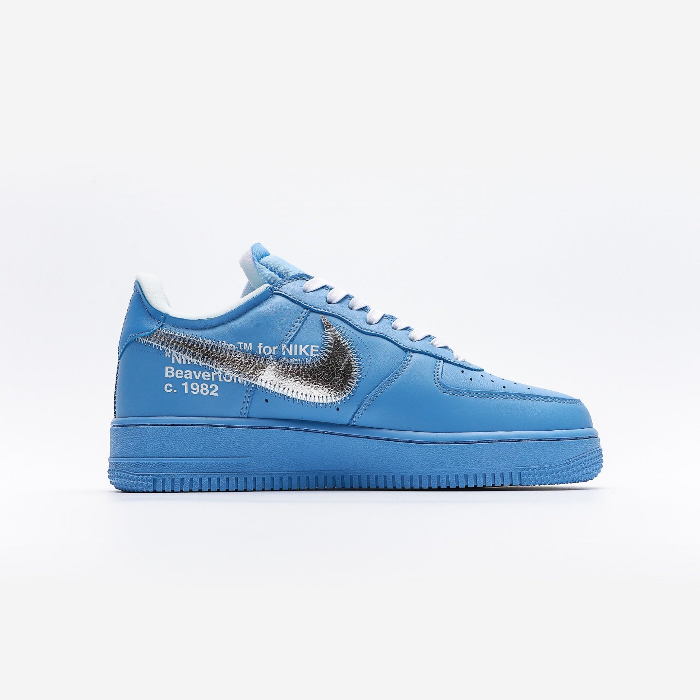 Nike air force white best sale university blue