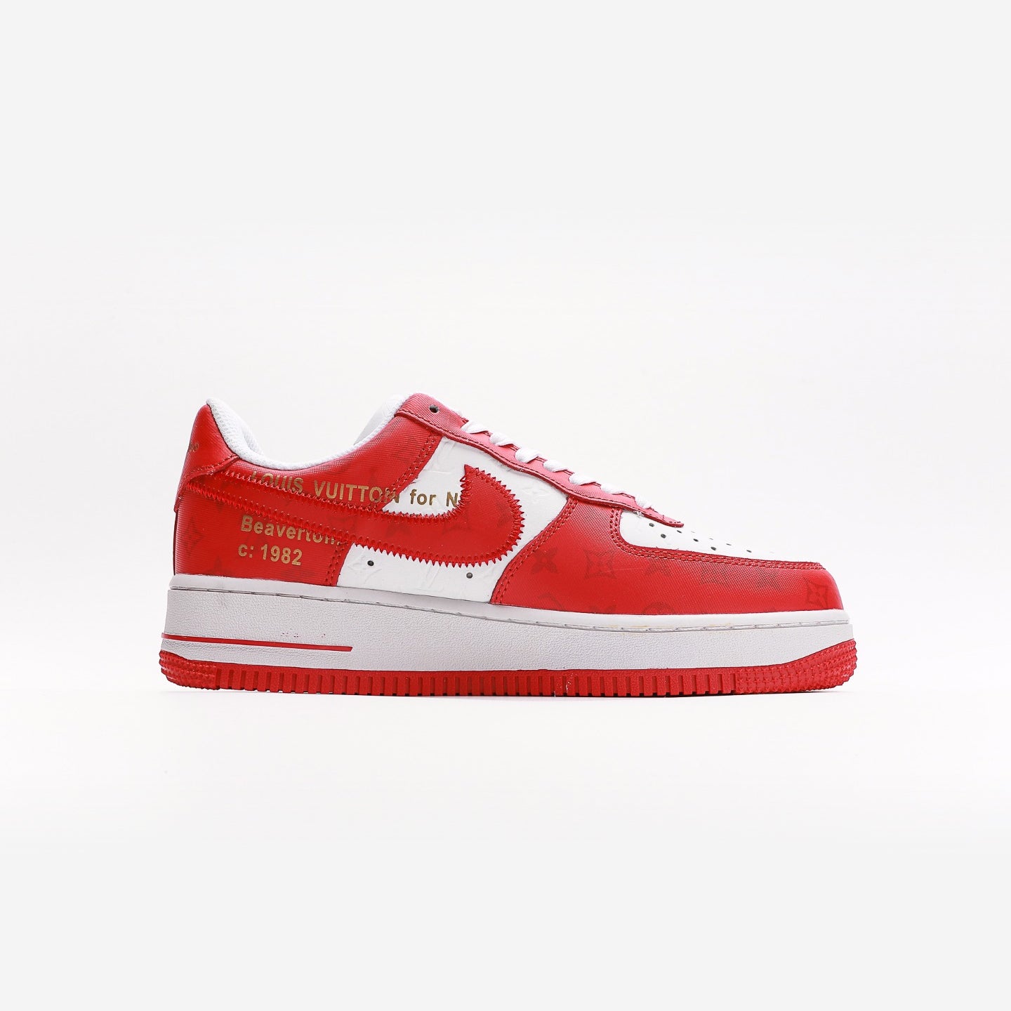 Nike Air Force 1 Low x Louis Vuitton White Red - Urbanize Streetwear