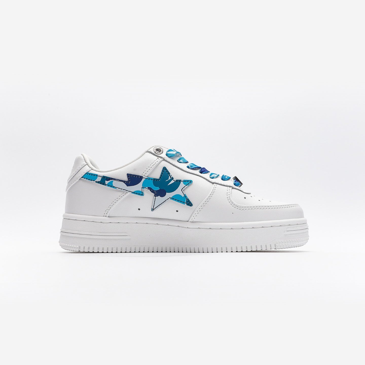 BapeSta Low White ABC Camo Blue - Urbanize Streetwear