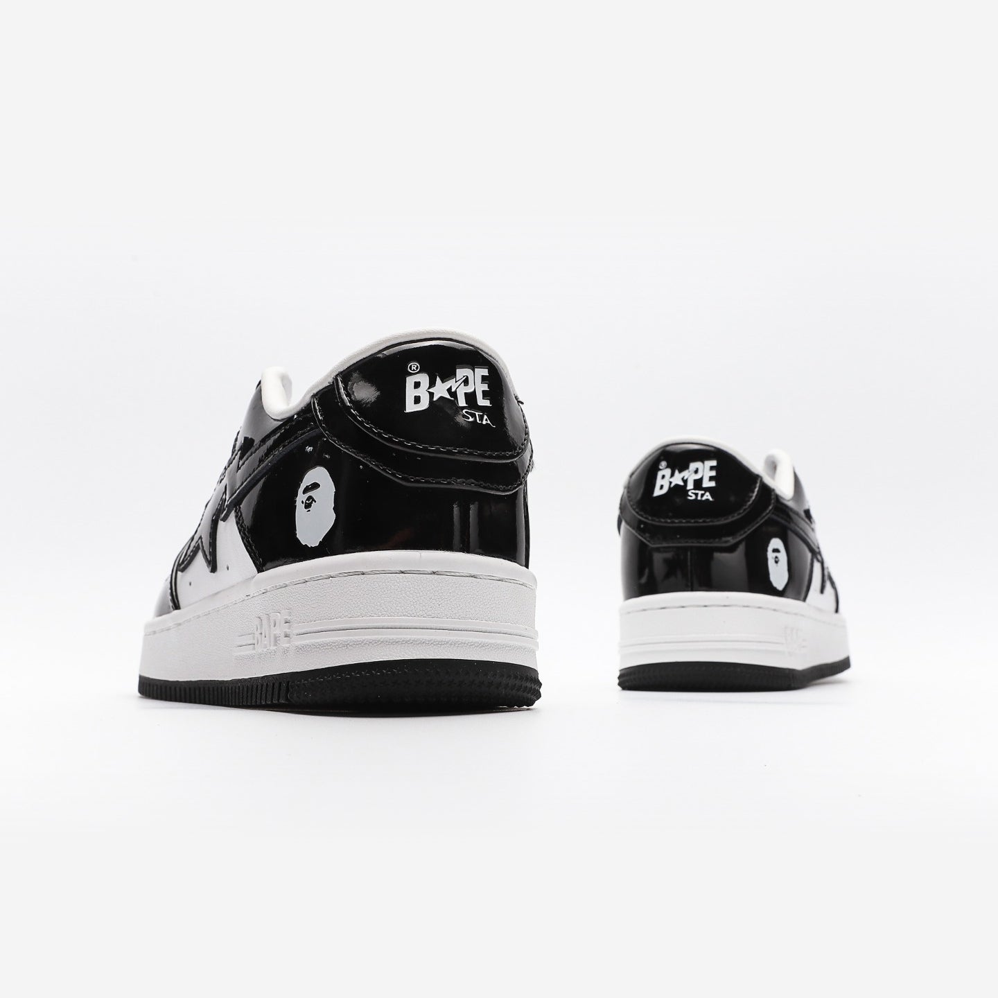 BapeSta Low Black - Urbanize Streetwear