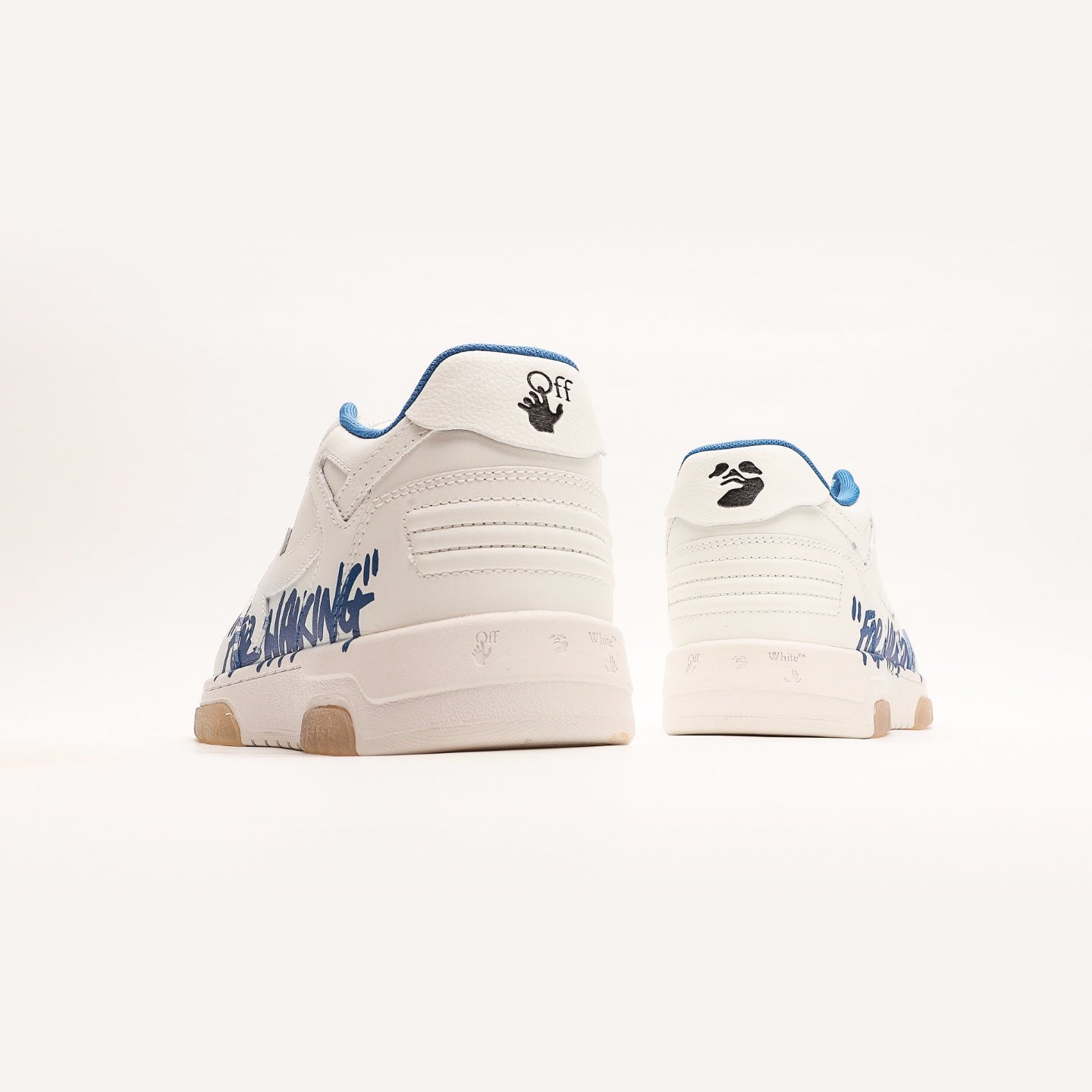 OFF-WHITE "OOO" For Walking White Royal Blue - Urbanize Streetwear